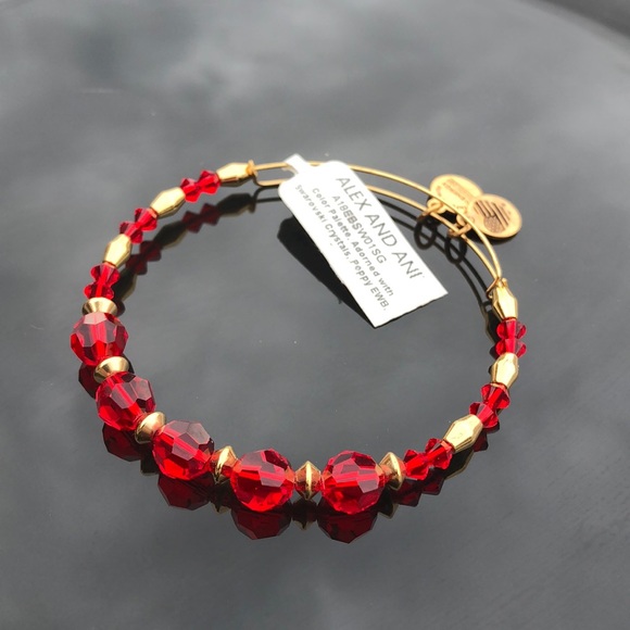 Alex and Ani | Poppy with Swarovski Crystal NWT - Picture 2 of 7